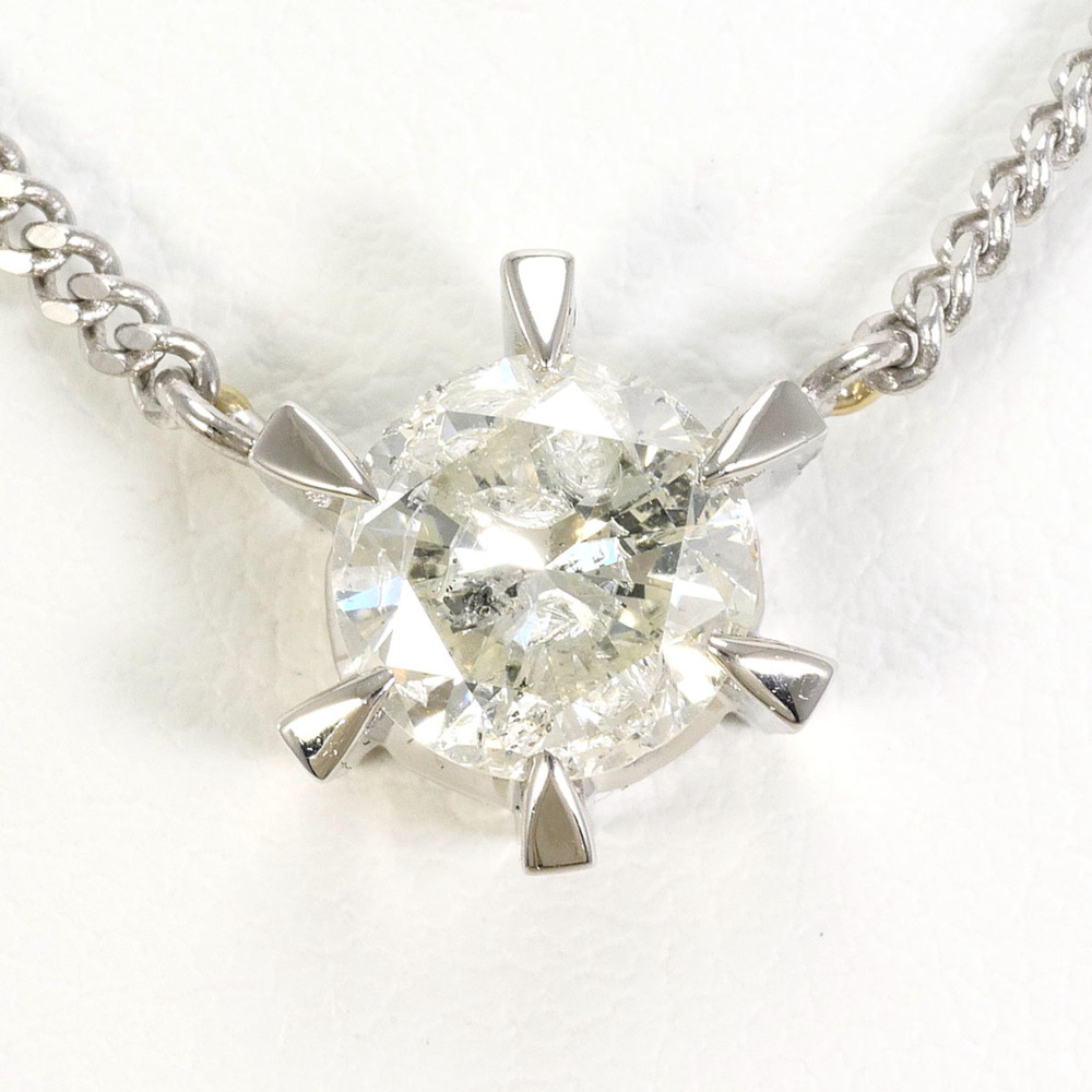 VINTAGE Silver Diamond Necklace